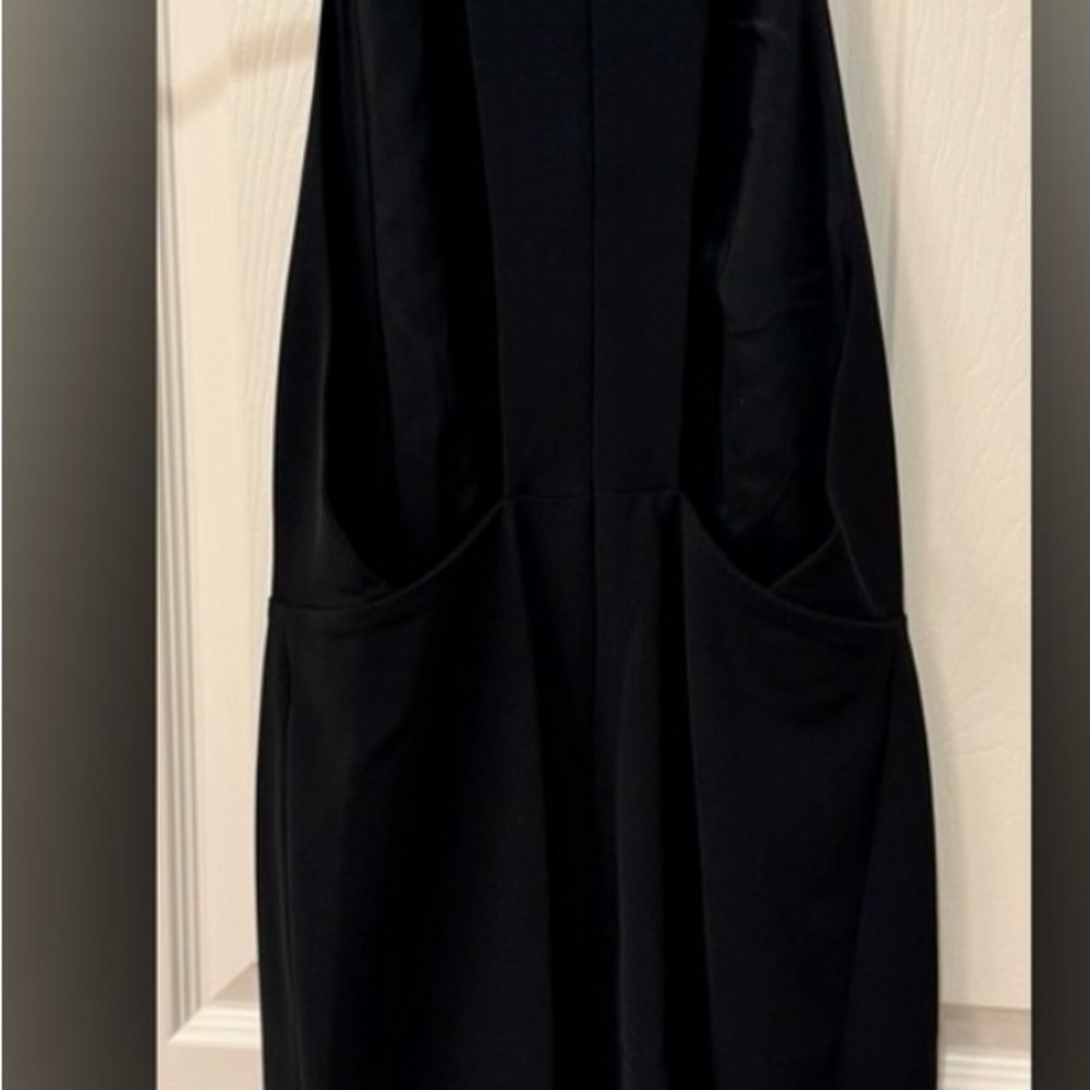 Kooples Elegant Black Sleeveless Dress - Picture 2 of 4